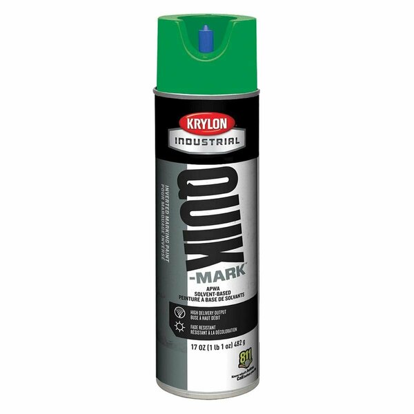 Krylon Quik-Mark Solvent-Based Inverted Marking Paint, 12PK A03631007